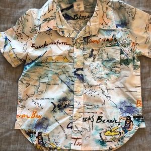 Baby Gap button up short sleeve- 12-18 months